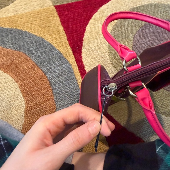 Victoria’s Secret Y2K Retro Vintage Early 2000’s Small Purse Bag Butterfly Pink - Picture 5 of 6